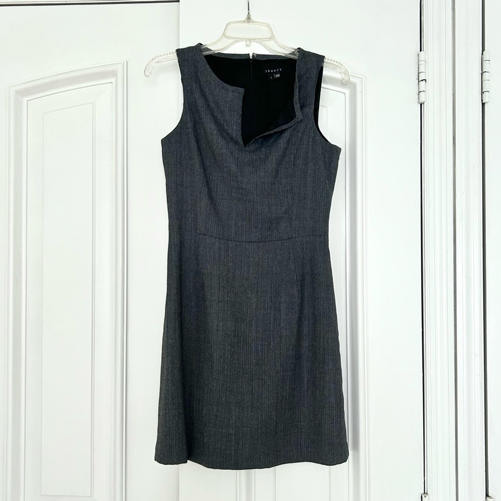 Theory Gray Shift Dress Size 4